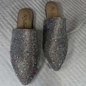Matisse rhinestone mule